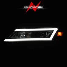 Load image into Gallery viewer, ANZO 121574 FITS Anzo 14-20 Chevrolet Impala Square Projector LED Bar Headlights w/ Black Housing