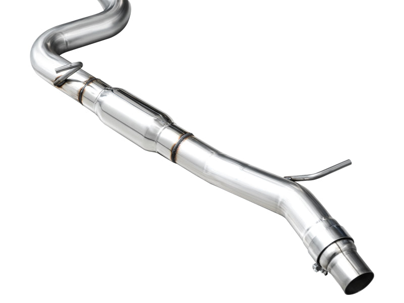 AWE Tuning 3015-42658 FITS AWE MK8 Volkswagen Golf R 3in Touring Edition Quad Exhaust - Chrome Silver Tips