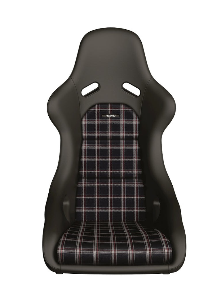 Recaro 087.00.0B28-01 - Classic Pole Position ABE SeatBlack Leather/Classic Checkered Fabric