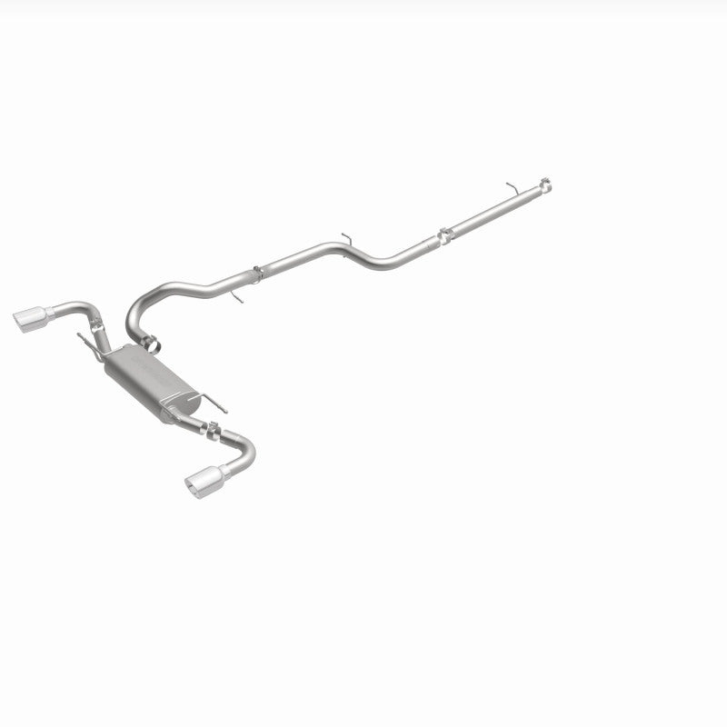 Magnaflow 15146 FITS: MagnaFlow 10-12 Mazda 3 L4 2.5L Hatchback Split Rear Exit Stainless Cat Back Performance Exhaust