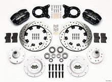 Load image into Gallery viewer, Wilwood 140-13344-D FITS Dynapro Dust-Boot Front Kit 12.19in Drilled 1965-1969 Mustang Disc &amp; Drum Spindle