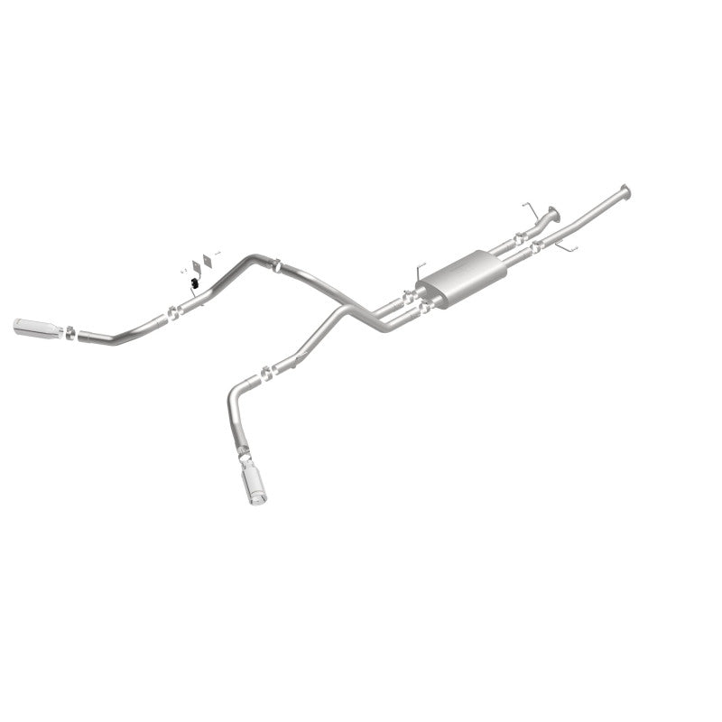 Magnaflow 19232 FITS: MagnaFlow Cat-Back 10-15 Toyota Tundra SC LB / CC SB 4.6L/5.7L V8 SS 2.5 Dual Split Rear 4in Tip