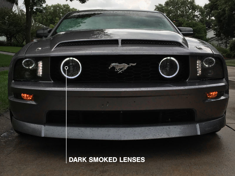 Raxiom 49134 - FITS: 05-12 Ford Mustang GT LED Halo Fog Lights (Smoked)