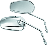 Bikers Choice Tapered Long Stem Mirrors Chr