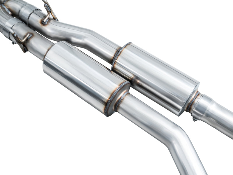 AWE Tuning 3015-43625 FITS 2020+ Ford Explorer ST Touring Edition Exhaust w/ Diamond Black Tips