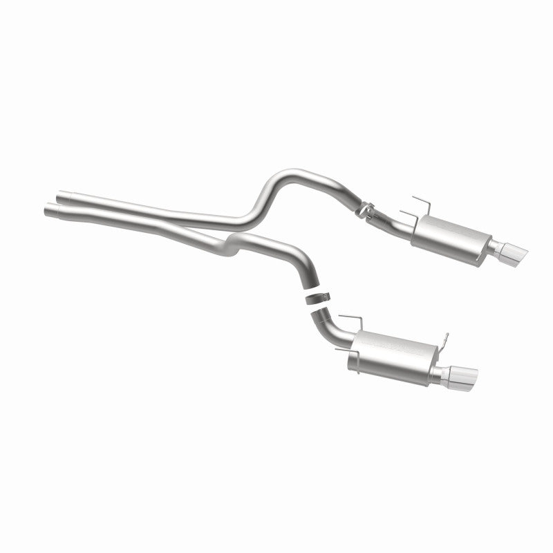 Magnaflow 15149 FITS: MagnaFlow 13 Ford Mustang Dual Split Rear Exit Stainless Cat Back Performance Exhaust (Street)