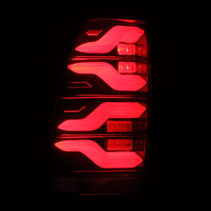 AlphaRex 680070 FITS 05-15 Toyota Tacoma LUXX LED Taillights Blk/Red w/Activ Light/Seq Signal
