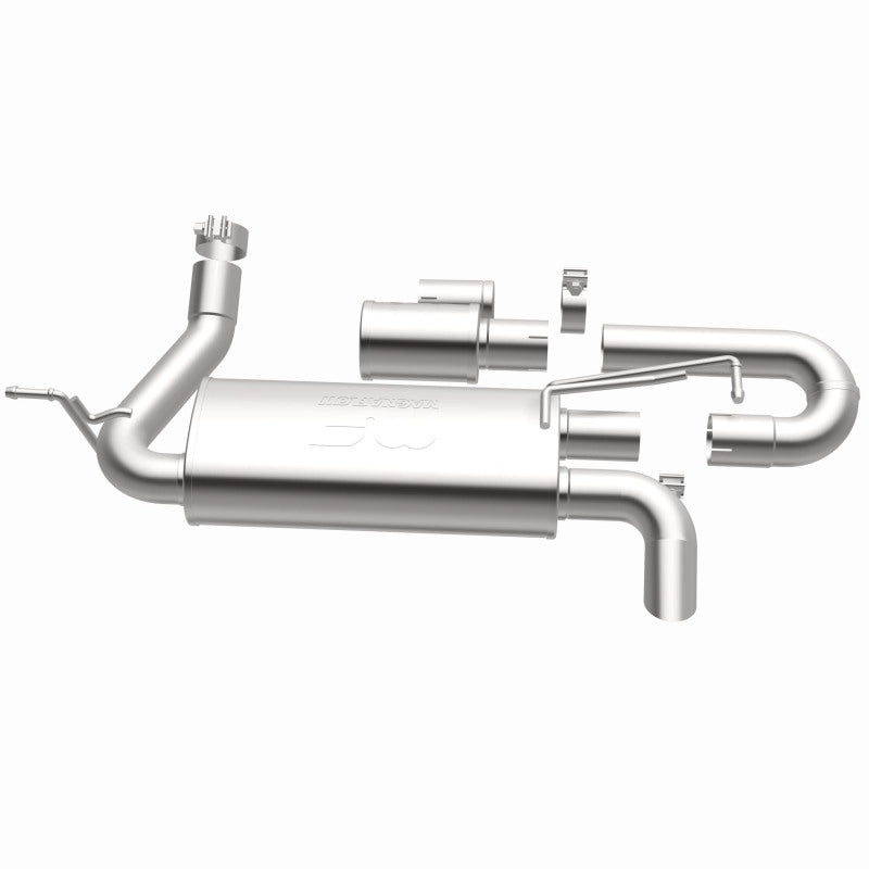 Magnaflow 19668 FITS: MagnaFlow 07-18 Jeep Wrangler JK Overland Series Axle-Back Exhaust System