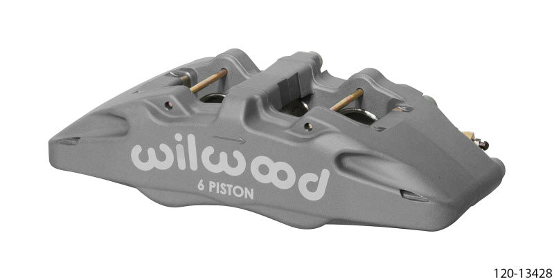 Wilwood 120-13428 FITS Caliper-Forged Dynapro 6 5.25in Mount-Anodized-R/H 1.62/1.38in/1.38in Pistons .81in Disc