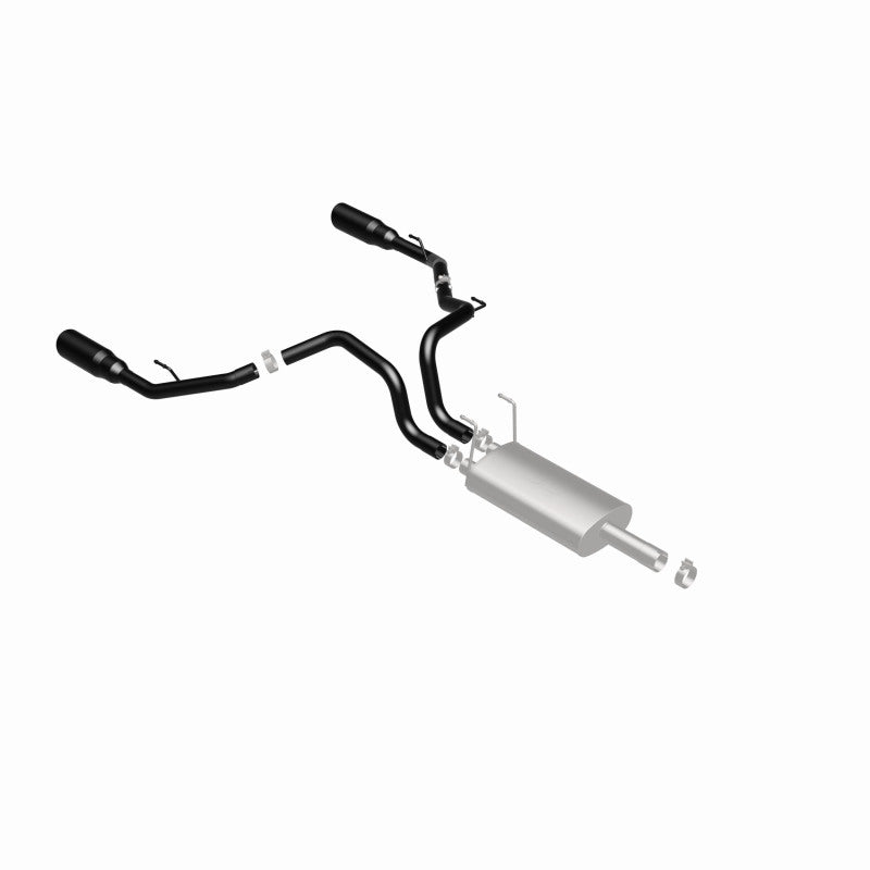 Magnaflow 15363 FITS: 09-15 Dodge Ram 1500 V8 Dual Spilt Rear Exit Black Stainless C/B Perf Exhaust