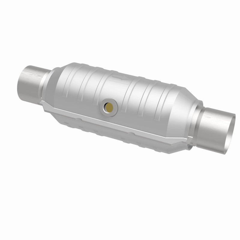 Magnaflow 51356 FITS MagnaFlow Conv Univ 2.5in Inlet/Outlet Center/Center Round 11in Body L x 5.125in W x 15in Overall L