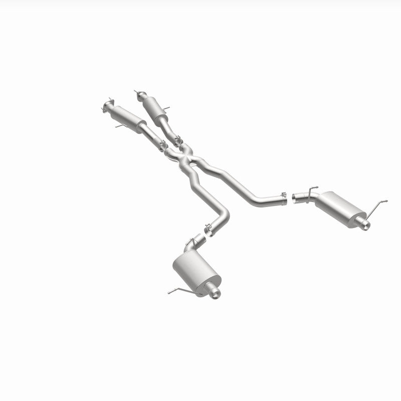 Magnaflow 15064 FITS: MagnaFlow 12 Jeep Grand Cherokee V8 6.4L Dual Split Rear Exit Stainless Cat Back Performance Exhaust