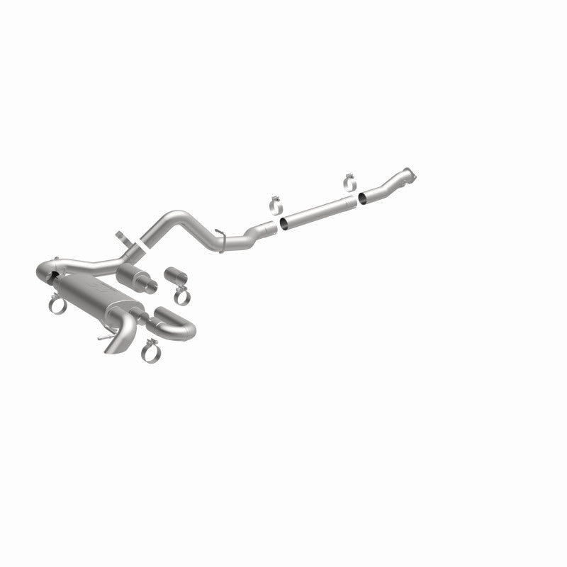 Magnaflow 19559 FITS: MagnaFlow 2021 Ford Bronco Overland Series Cat-Back Exhaust w/ Single Straight Driver Exit- No Tip