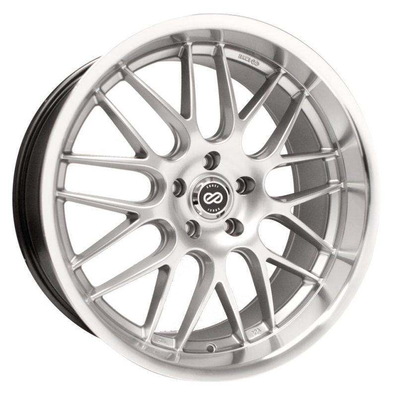 Enkei 469-295-1235HS - Lusso 20x9.5 35mm Offset 5x120 Bolt Pattern 72.6 Bore Hyper Silver Wheel