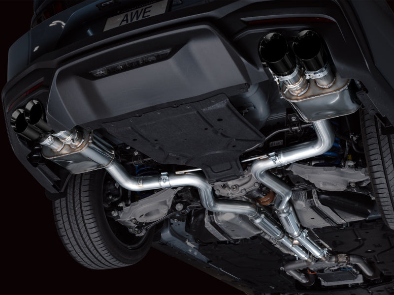 AWE Tuning 3025-43650 FITS AWE 2024 Ford Mustang GT Fastback S650 RWD SwitchPath Catback Exhaust w/ Quad Diamond Black Tips