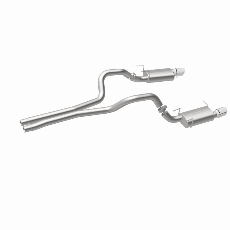 Magnaflow 15149 FITS: MagnaFlow 13 Ford Mustang Dual Split Rear Exit Stainless Cat Back Performance Exhaust (Street)