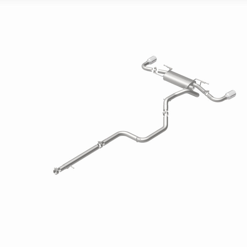 Magnaflow 15146 FITS: MagnaFlow 10-12 Mazda 3 L4 2.5L Hatchback Split Rear Exit Stainless Cat Back Performance Exhaust