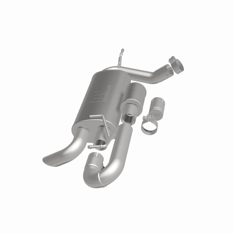 Magnaflow 19668 FITS: MagnaFlow 07-18 Jeep Wrangler JK Overland Series Axle-Back Exhaust System