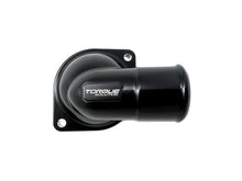 Load image into Gallery viewer, Torque Solution 02-14 Subaru WRX / 04-21 Subaru STI Billet Thermostat Housing - Black Anodized