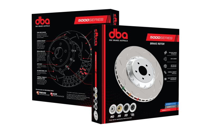 DBA 15-20 Dodge Challenger/Charger SRT8 Hellcat T3 5000 Series Replacement Front Slotted Rotor