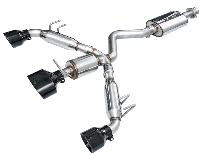 AWE Tuning 3015-53472 FITS 2023+ Toyota GR Corolla Touring Edition Exhaust - Diamond Black Tips
