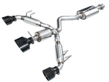 AWE Tuning 3015-53472 FITS 2023+ Toyota GR Corolla Touring Edition Exhaust - Diamond Black Tips