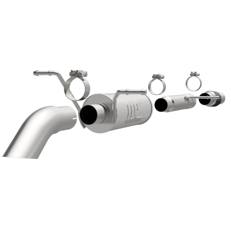 Magnaflow 17148 FITS: MagnaFlow 14 Chev Silverado V8 5.3L SC Cab Turn Down in Front of Rr Tire SS Catback Perf Exhaust