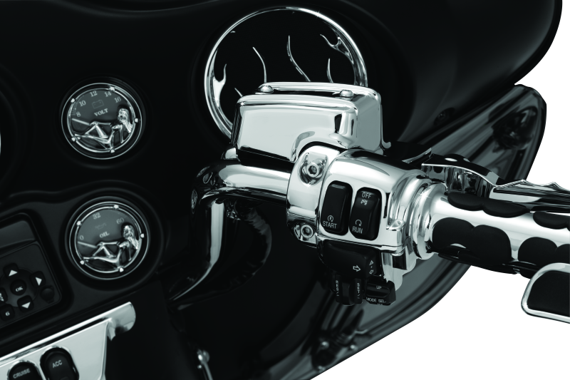 Kuryakyn Handlebar Control Dressup Kit Chrome
