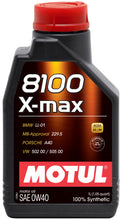 Load image into Gallery viewer, Motul 104531 FITS 1L Synthetic Engine Oil 8100 0W40 X-MAXPorsche A40