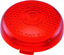 Load image into Gallery viewer, Bikers Choice Rplcmnt Hnycmb Circle Lens Red