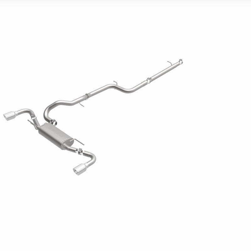 Magnaflow 15146 FITS: MagnaFlow 10-12 Mazda 3 L4 2.5L Hatchback Split Rear Exit Stainless Cat Back Performance Exhaust