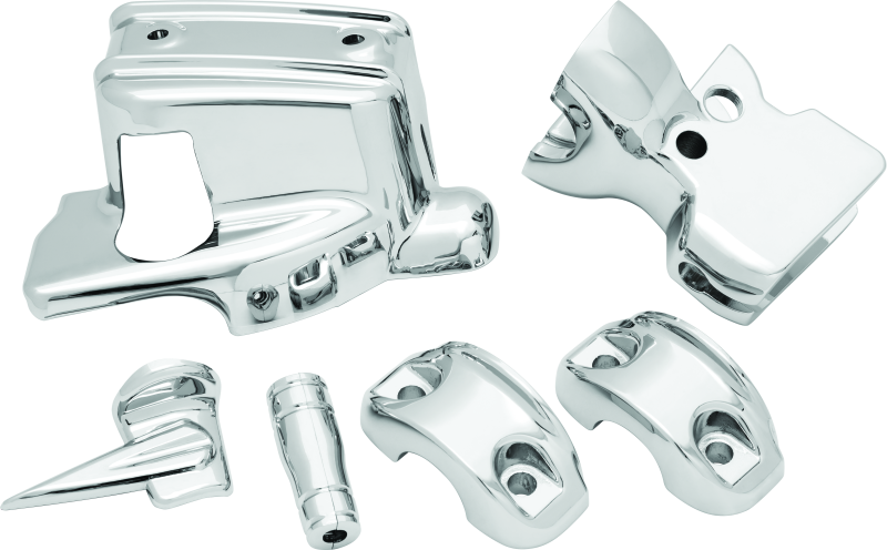 Kuryakyn Handlebar Control Dressup Kit Chrome