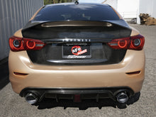 Load image into Gallery viewer, aFe 14-15 Infiniti Q50 V6 3.7L Takeda 2.5in 305 SS Cat Back Exhaust System w/ Black Tips