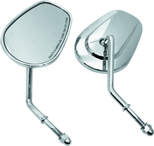 Load image into Gallery viewer, Bikers Choice Tapered Short Stem Mirrors Chr