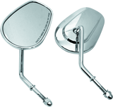 Bikers Choice Tapered Short Stem Mirrors Chr