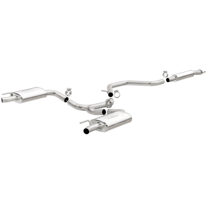 Magnaflow 19023 FITS: MagnaFlow Cat-Back SS 2.25/2.5in Dual Split Rear Exit Polished 3in Tip 2015 Chev Impala 3.6L V6