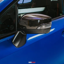 Load image into Gallery viewer, Seibon MC15SBIMP FITS 15-20 Subaru WRX / STI Carbon Fiber Mirror Caps