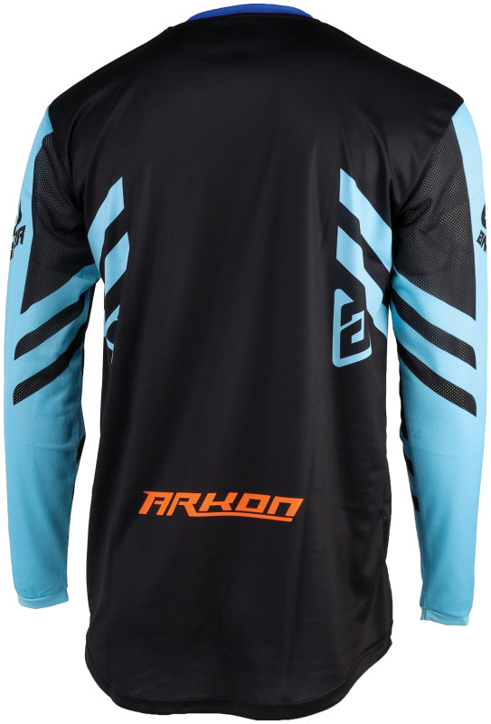 Answer 25 Arkon Nitrus Jersey Blue/Black/Hyper Orange - Medium