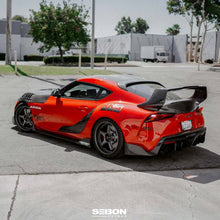 Load image into Gallery viewer, Seibon RRS20TYSUP FITS 2020+ Toyota GR Supra Carbon Fiber Rear Roof Spoiler