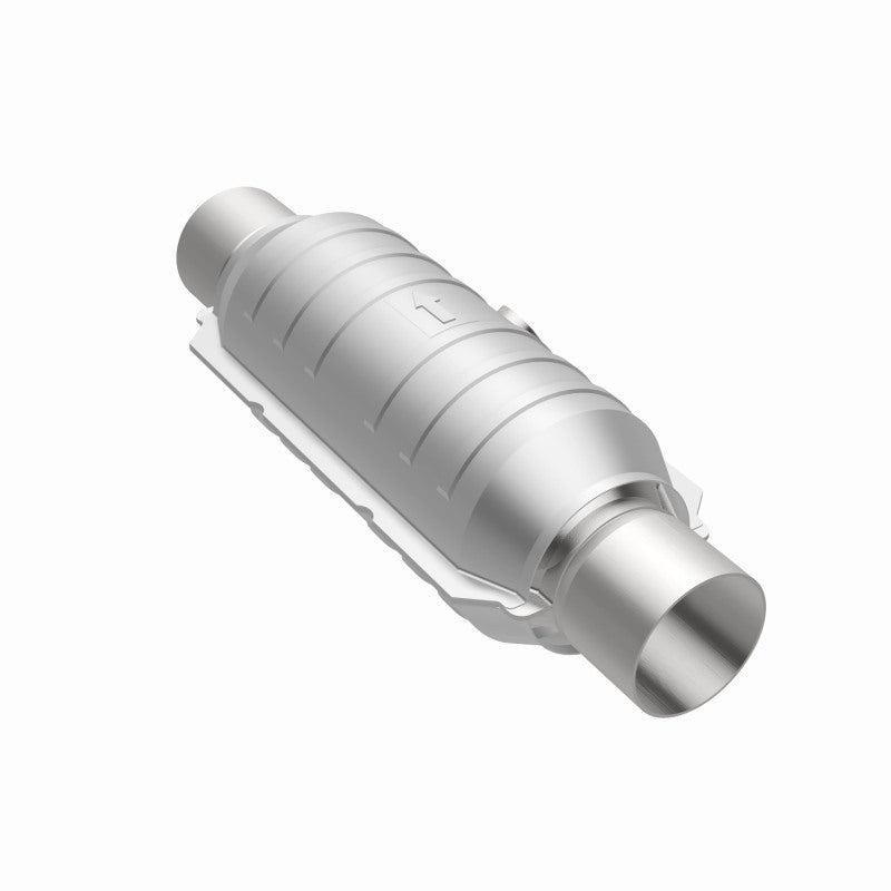 Magnaflow 51356 FITS MagnaFlow Conv Univ 2.5in Inlet/Outlet Center/Center Round 11in Body L x 5.125in W x 15in Overall L