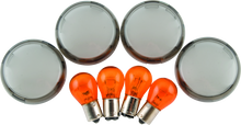 Load image into Gallery viewer, Bikers Choice Smoked Ts Lens &amp; Amb Bulb Kit