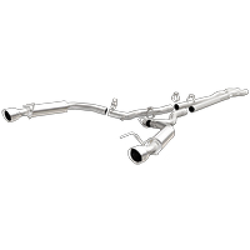Magnaflow 19099 FITS: MagnaFlow Cat Back, SS, 2.5in, Competition, Dual Split Polished 4.5in Tips 2015 Ford Mustang V6 3.7L