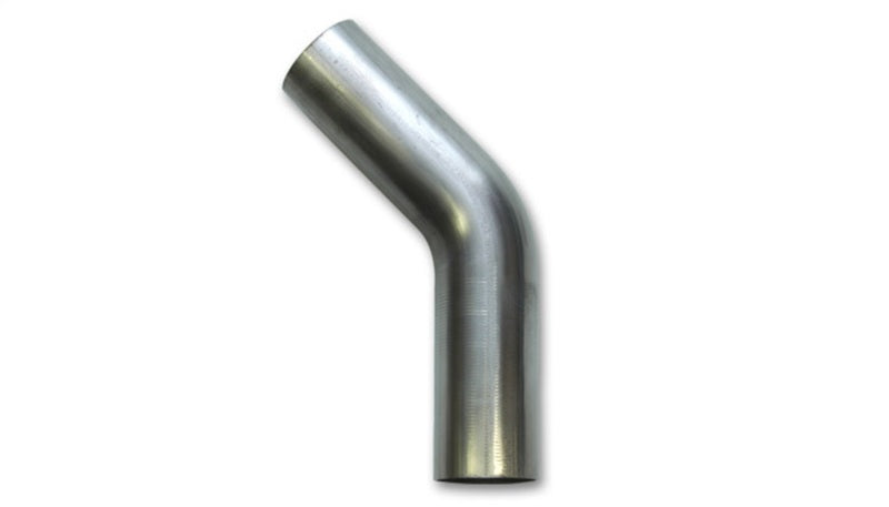 Vibrant 13098 FITS 2.25in O.D. T304 SS 45 deg Mandrel Bend 6in x 6in leg lengths (3.375in Centerline Radius)