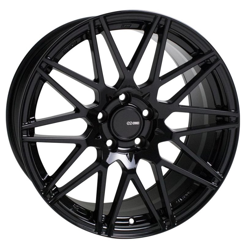 Enkei 515-780-6545BK - TMS 17x8 5x114.3 45mm Offset 72.6mm Bore Gloss Black Wheel