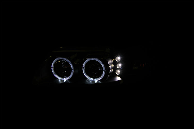 ANZO - [product_sku] - ANZO 1999-2004 Ford Mustang Projector Headlights Black G2 (Dual Projector) - Fastmodz