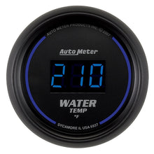 Load image into Gallery viewer, AutoMeter 6937 - Autometer Cobalt Digital 52.4mm Black 0-300 deg F Water Temperature Gauge