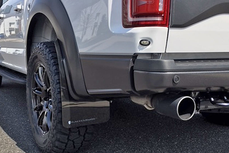 Rally Armor MF53-UR-BLK/DGRY FITS: 17-19 Ford F-150 Raptor UR Black Mud Flap w/ Dark Grey Logo