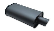 Load image into Gallery viewer, Vibrant 1145 FITS StreetPower FLAT BLACK Oval Muffler with Single 3in Outlet - 2.25in inlet I.D.