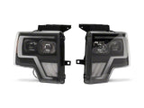 Raxiom T544003 - FITS: 09-14 Ford F-150 G4 Projector Headlights- Black Housing (Clear Lens)