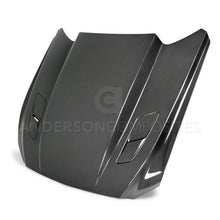 Load image into Gallery viewer, Anderson Composites AC-HD15FDMU-CJ-DS FITS 15-17 Ford Mustang (Excl. GT350/GT350R) Double Sided Carbon Fiber Cowl Hood